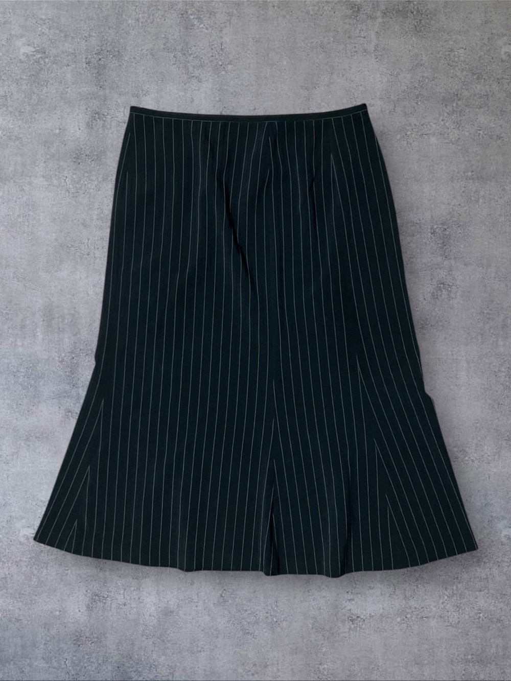 Vintage Pinstripe Harvé Benard Sz 14 Maxi Skirt